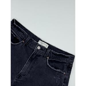 Abercrombie & Fitch Womens The Mom Short High Rise Shorts Black 10
